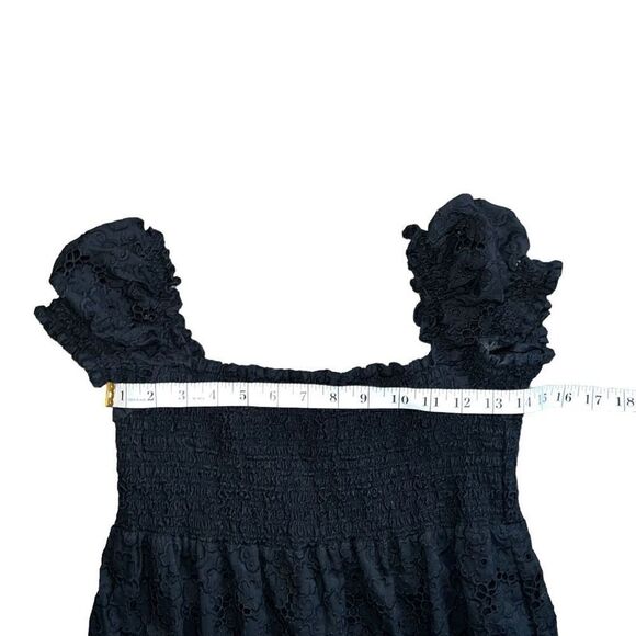 VINTAGE JUICY COUTURE Black Off The Shoulder Lace Dress Size 8 - Picture 7 of 10